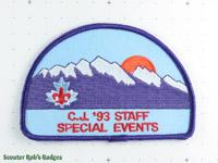 CJ'93 Staff Special Events